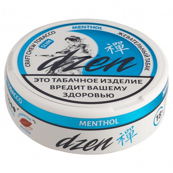 Табак жевательный DZEN - Menthol Slim (Ментол Слим) купить в Иркутске