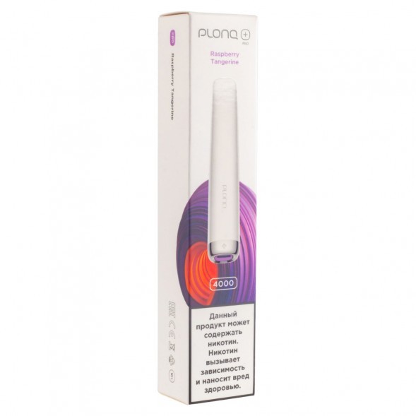 PLONQ PLUS PRO - Малина Мандарин (Raspberry Tangerine, 4000 затяжек) купить в Иркутске