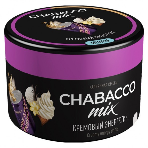 Смесь Chabacco MIX MEDIUM - Creamy Energy Drink (Кремовый Энергетик, 40 грамм) купить в Иркутске