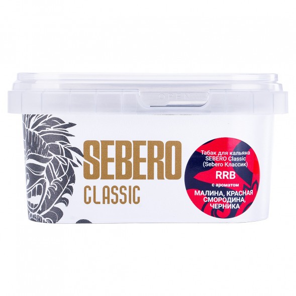 Табак Sebero - RRB (Малина, Красная Смородина, Черника, 200 грамм) купить в Иркутске