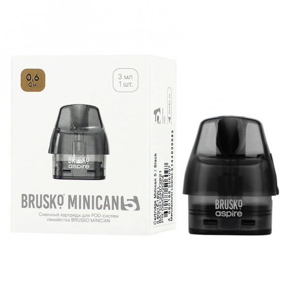 Сменный картридж Brusko - Minican 5 (0.8 Ом) купить в Иркутске