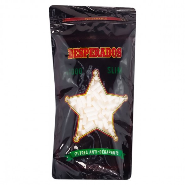 Фильтры для самокруток Desperado - Slim (1000 штук, 15х6 мм) купить в Иркутске