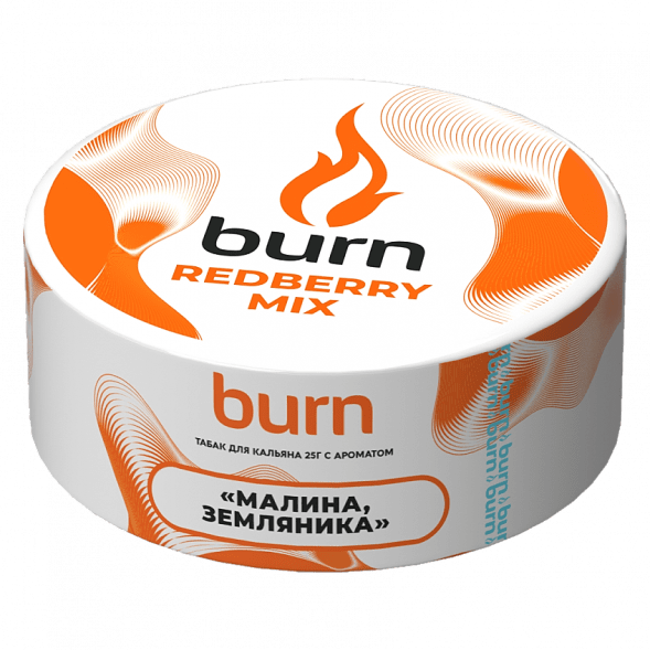 Табак Burn - Redberry Mix (Малина и Земляника, 25 грамм) купить в Иркутске