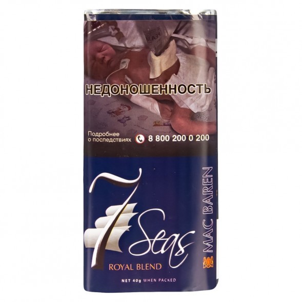 Табак трубочный Mac Baren - 7 Seas Royal Blend (40 грамм) купить в Иркутске
