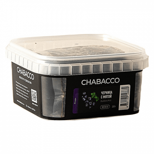 Смесь Chabacco MEDIUM - Blueberry Mint (Черника с Мятой, 200 грамм) купить в Иркутске