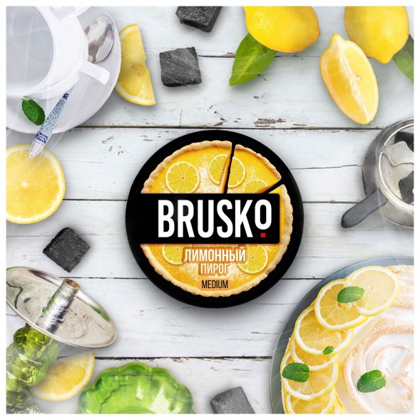Смесь Brusko Medium - Лимонный Пирог (50 грамм) купить в Иркутске