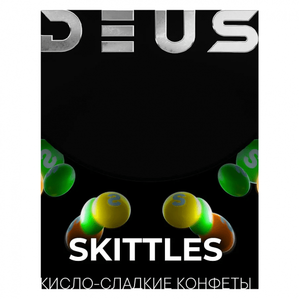 Табак Deus - Skittles (Кисло-Сладкие Конфеты, 100 грамм) купить в Иркутске