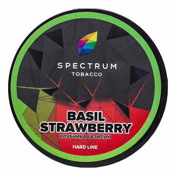 Табак Spectrum Hard - Basil Strawberry (Клубника Базилик, 25 грамм) купить в Иркутске