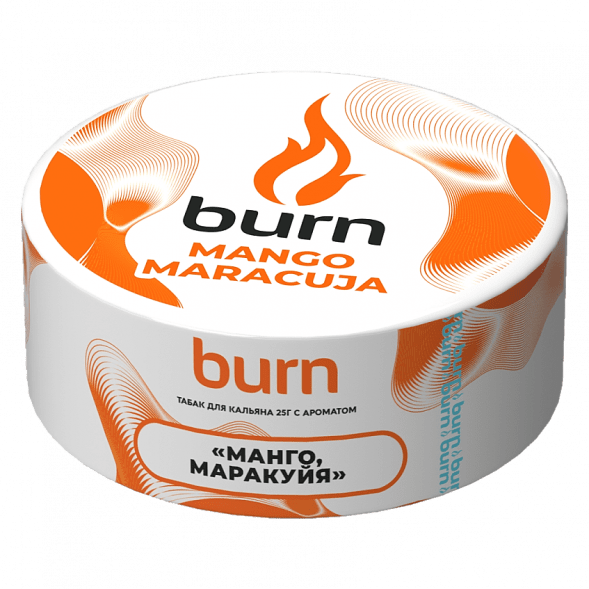Табак Burn - Mango-Maracuja (Манго и Маракуйя, 25 грамм) купить в Иркутске