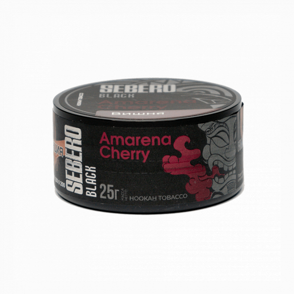 Табак Sebero Black - Amarena Cherry (Вишня, 25 грамм) купить в Иркутске