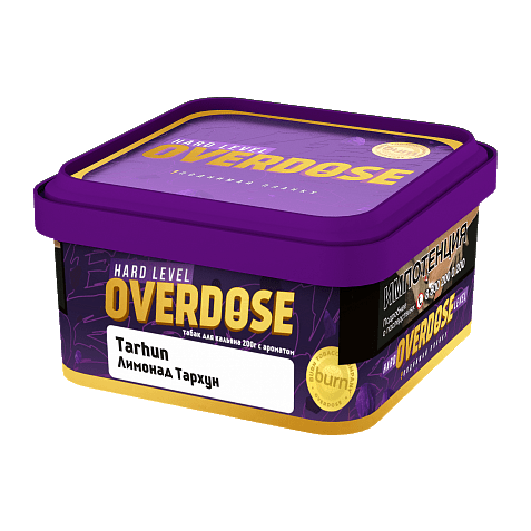 Табак Overdose - Tarhun (Лимонад Тархун, 200 грамм) купить в Иркутске