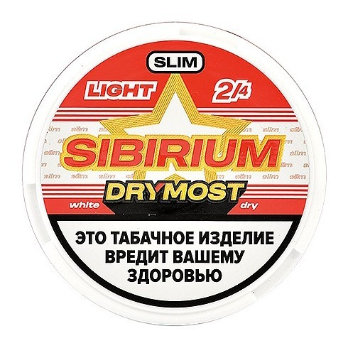 Табак жевательный DryMost - Sibirium Light Slim (12 грамм) купить в Иркутске