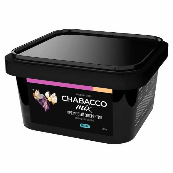 Смесь Chabacco MIX MEDIUM - Creamy Energy Drink (Кремовый Энергетик, 200 грамм) купить в Иркутске