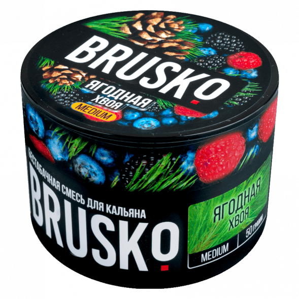 Смесь Brusko Medium - Ягодная Хвоя (50 грамм) купить в Иркутске