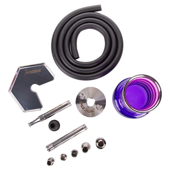 Кальян Pizduk PRO - Black-Bag (Фиолетово-Розовая Колба) купить в Иркутске