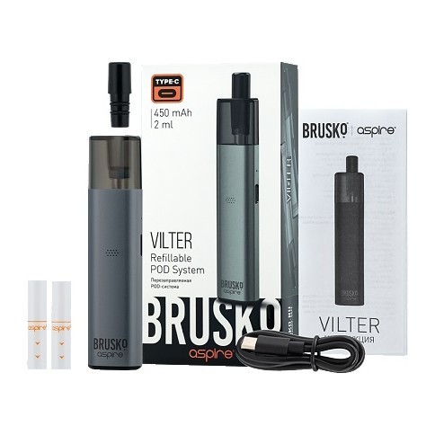 Электронная сигарета Brusko - Vilter (Голубой) купить в Иркутске