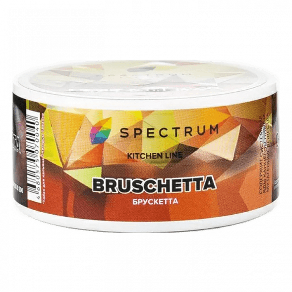 Табак Spectrum Kitchen Line - Bruschetta (Брускетта, 25 грамм) купить в Иркутске