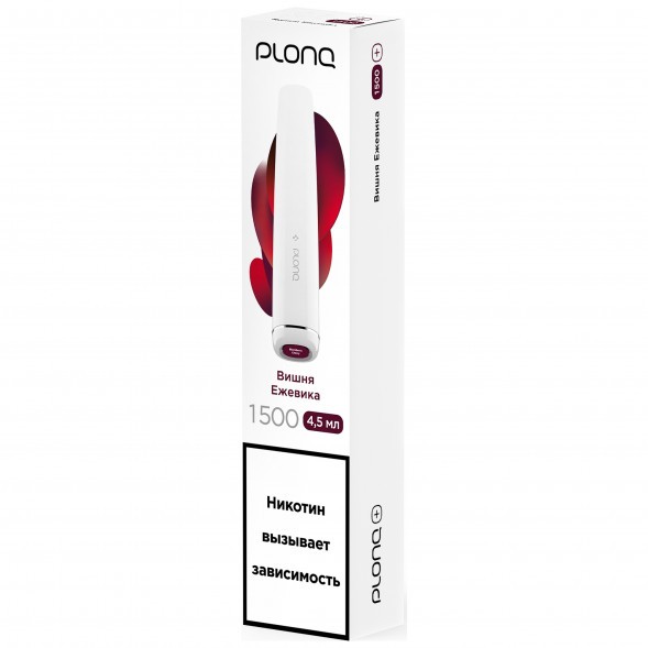 PLONQ PLUS - Вишня Ежевика (1500 затяжек) купить в Иркутске