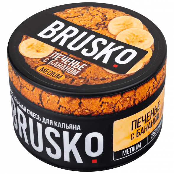 Смесь Brusko Medium - Печенье с Бананом (250 грамм) купить в Иркутске