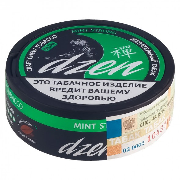 Табак жевательный DZEN Strong - Mint Slim (Мята) купить в Иркутске