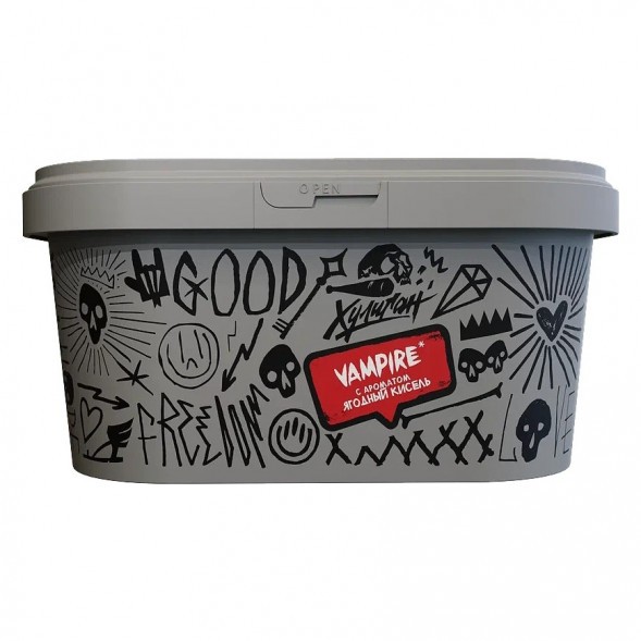 Табак Хулиган - Vampire (Ягодный Кисель, 200 грамм) купить в Иркутске