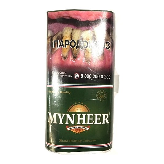 Табак сигаретный MYNHEER - Bright Virginia (30 грамм) купить в Иркутске