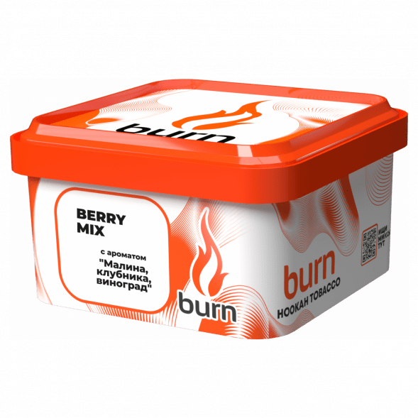 Табак Burn - Berry Mix (Ягодный Микс, 200 грамм) купить в Иркутске