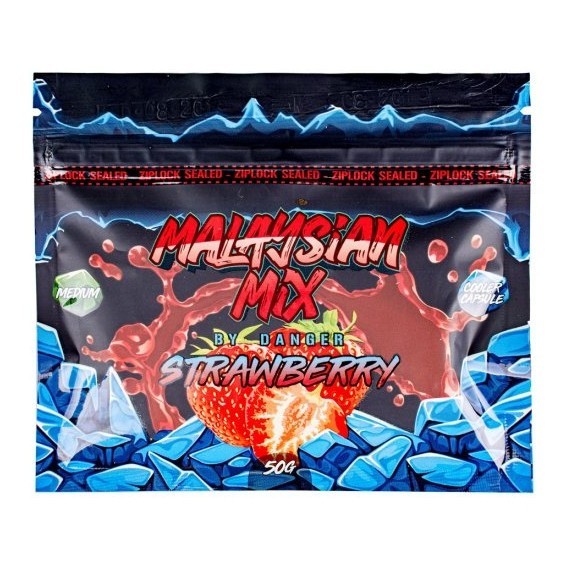 Смесь Malaysian Mix Medium - Strawberry (Клубника, 50 грамм) купить в Иркутске