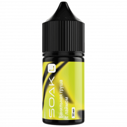 Жидкость SOAK L30 - Vanilla Pear (Ванильная Груша с Лаймом, 30 мл, 2 мг)