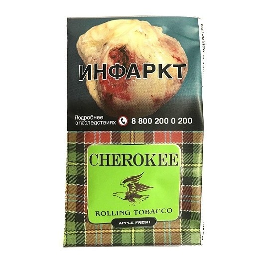 Табак сигаретный Cherokee - Apple Fresh (25 грамм) купить в Иркутске