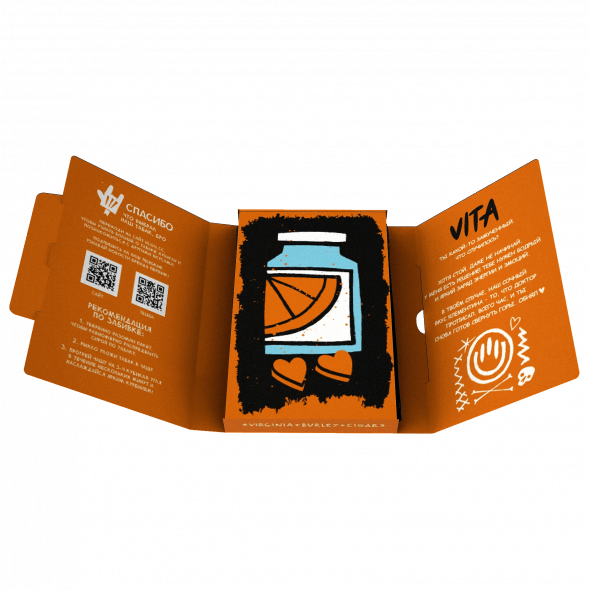 Табак Хулиган Hard - Vita (Клементин, Мандарин, 25 грамм) купить в Иркутске