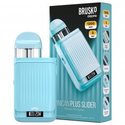 Электронная сигарета Brusko - Minican Plus Slider (Бирюзовый)