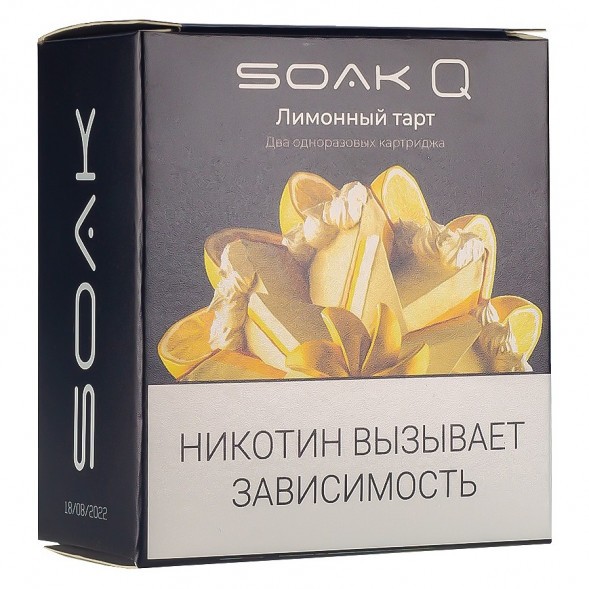 Картридж SOAK Q - Лимонный Тарт (1500 затяжек х 2 шт.) купить в Иркутске