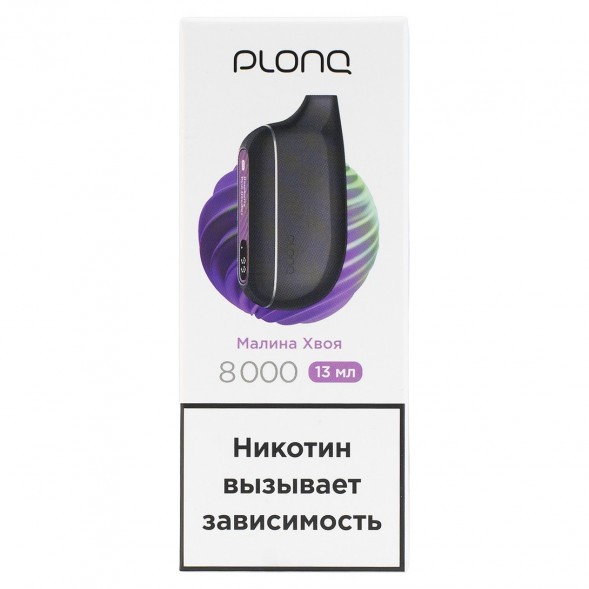 PLONQ MAX SMART - Малина Хвоя (8000 затяжек) купить в Иркутске