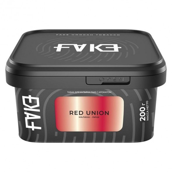 Табак FAKE - Red Union (Малина и Личи, 200 грамм) купить в Иркутске