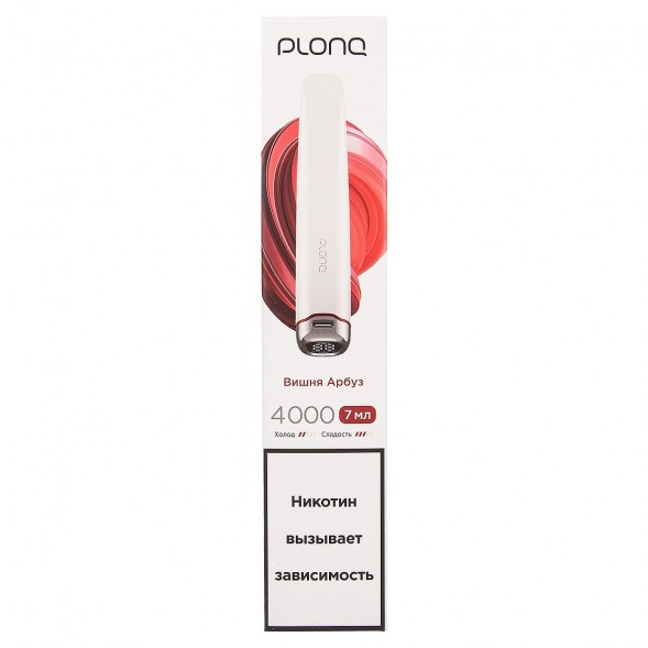 PLONQ PLUS PRO - Вишня Арбуз (4000 затяжек) купить в Иркутске