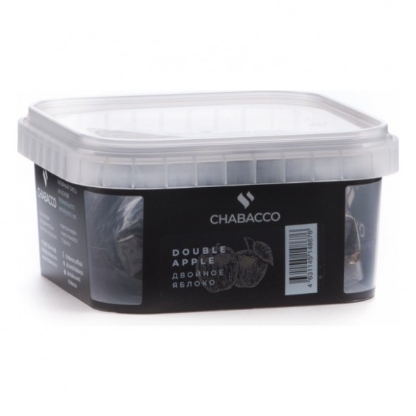 Смесь Chabacco MEDIUM - Double Apple (Двойное Яблоко, 200 грамм) купить в Иркутске