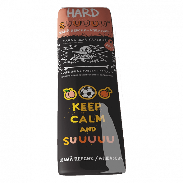 Табак Хулиган Hard - Suuuuu (Белый Персик и Апельсин, 200 грамм) купить в Иркутске