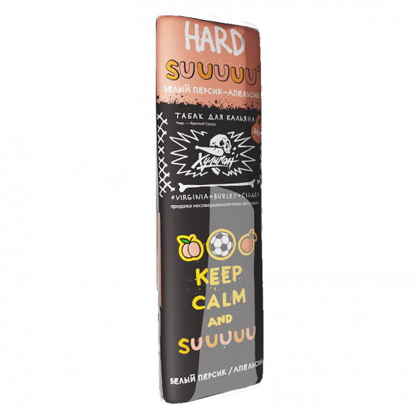 Табак Хулиган Hard - Suuuuu (Белый Персик и Апельсин, 200 грамм) купить в Иркутске