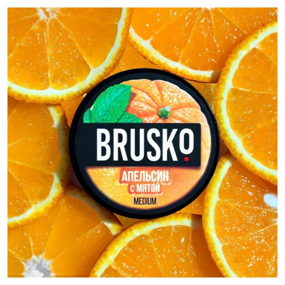 Смесь Brusko Medium - Апельсин с Мятой (50 грамм) купить в Иркутске