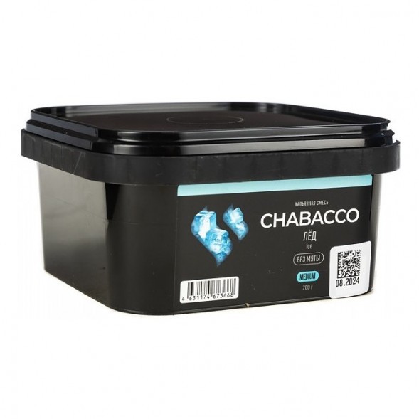 Смесь Chabacco MEDIUM - Ice (Лёд, 200 грамм) купить в Иркутске