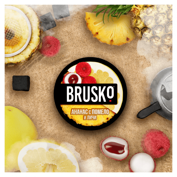 Смесь Brusko Medium - Ананас с Помело и Личи (50 грамм) купить в Иркутске