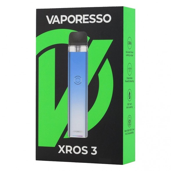 Электронная сигарета Vaporesso XROS 3 - Sky Blue купить в Иркутске