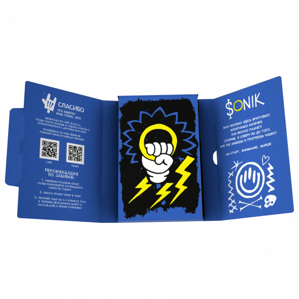 Табак Хулиган Hard - Sonik (Фруктовые Кукурузные Колечки, 25 грамм) купить в Иркутске